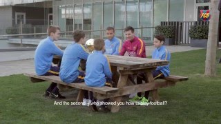 Interview with Leo Messi in La Masia [upl. by Yevrah131]