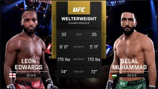 FULL FIGHT  Leon Edwards Vs Belal Muhammad UFC 304 [upl. by Htederem]