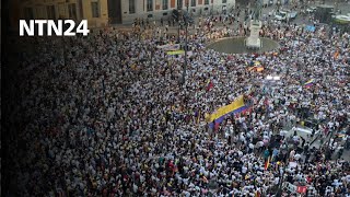 Miles de venezolanos colmaron la Puerta del Sol de Madrid clamando por la libertad de Venezuela [upl. by Vivien]