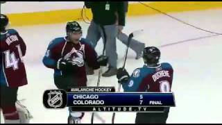 Matt Duchene and Paul Stastny quotBang Bangquot Celebration Dance 121310 vs Chicago [upl. by Sarilda411]