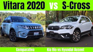 ¿Suzuki VITARA 2020 o SCROSS 2020 te decimos cual es la mejor  Motoren Mx [upl. by Hanway]