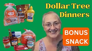 DOLLAR TREE 🤑 Dinners Budget Friendly  Feeds a Family of 4 or More [upl. by Ynffit]