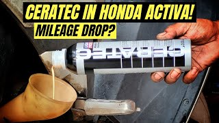 LIQUIMOLY CERATEC IN HONDA ACTIVA BIKE MOTUL ADDINOL MAK ENGINE OIL BEST OIL ADDITIVE [upl. by Elia901]