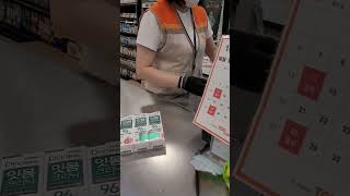 Korean grocery shorts koreanmart asmr ofwlife satisfying viralvideo inoued [upl. by Miharba]