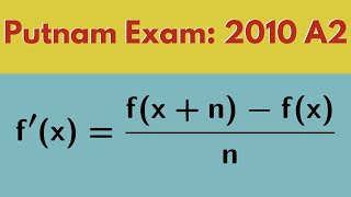 Putnam Exam  2010 A2 [upl. by Reltuc482]