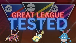 Great League Ariados Dunsparce Azumarill team is TESTED in PokemonGo [upl. by Hourihan]