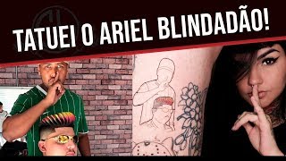 TATUAGEM DO ARIEL BLINDADÃO COM A RHAY FARINNA VLOG 023 FILIPE LOPES [upl. by Neelloc]