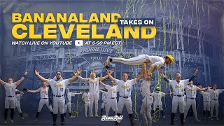 Savannah Bananas at Cleveland Guardians MLB Stadium [upl. by Hairahcaz]