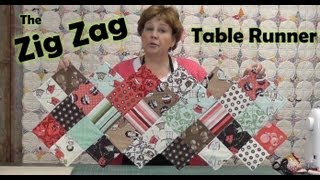 Zig Zag Charm Pack Table Runner [upl. by Currie]