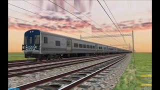 OpenBVE HD EXCLUSIVE Metro North Railroad Bombardier M7 EMU WIP Cab Ride On Maastricht Local [upl. by Gibe]