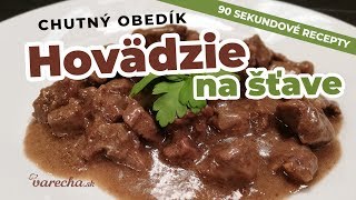 Hovädzie na šťave bez papriky videorecept [upl. by Tioneb620]