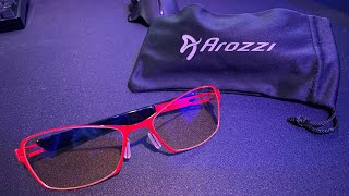 Arozzi Gaming Glasses Unboxing  VX500 First Thoughts  Arozzi Unboxing Series Part 1 [upl. by Epillihp]