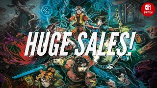 A HUGE Switch Eshop Sale  50  95 off these GREAT GAMES [upl. by Levey]