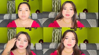 Glowy Dewy Makeup Tutorial For Wedding Guests [upl. by Yttam]