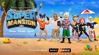 SuperMansion Summer Vacation Special — Only on Sony Crackle [upl. by Hewe]