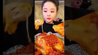 Asmr eating super delicious whole chicken mukbang eatinsounds asmreating youtubeshorts shorts [upl. by Akiehsat]