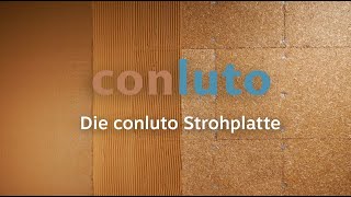 conluto Strohplatte  Innovative Putzträgerplatte aus Stroh für den Innenausbau [upl. by Atsylak]