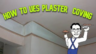 How to use plaster coving [upl. by Brenton]