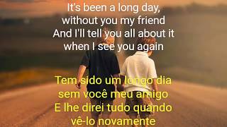 Wiz Khalifa  See You Again  feat Charlie Puth  Letra e Tradução [upl. by Faxon534]