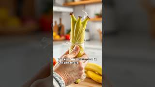 Bananen Frischhalten Ein einfacher Trick [upl. by Keverne]