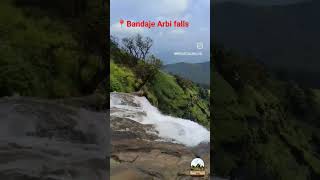 Bandaje Arbi fallsshortssubscribe fallkarnataka weather westernghats tourism [upl. by Enihpled13]