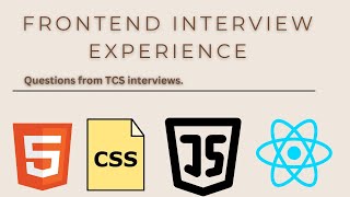 Fresher Interview Experience Mock  HTML CSS JavaScript [upl. by Blunk742]