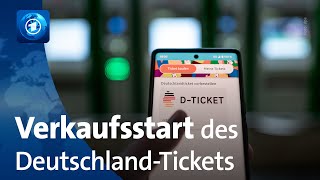 Vorverkauf des DeutschlandTickets gestartet [upl. by Editha]