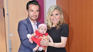 Baby halten Florian Silbereisen kümmert sich um das Baby von Beatrice Egli sie sind so glücklich [upl. by Kinchen]