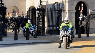 Rare moment the King rides through Horse Guards Parade [upl. by Scharaga]