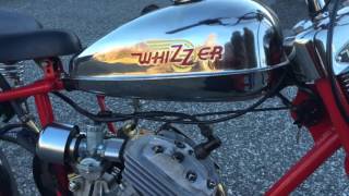 1949 Whizzer Sportsman Motorbike Motorcycle [upl. by Arrad468]