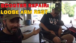 Mobility Scooter Repair  Loose Arm Rest [upl. by Tabatha]