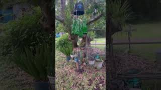 windchime windchimes windcatcher wind mybackyard homemade lifeisgood staysober [upl. by Atteroc334]