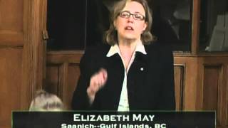 Elizabeth May CanadaPanama Economic Growth and Prosperity Act Bill C24 [upl. by Gere509]