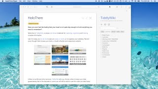 TiddlyWiki Tutorial 08  Using TiddlyDesktop [upl. by Melly]