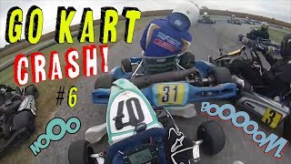 Go kart crazy crash compilation 6 LB [upl. by Ahsimik467]