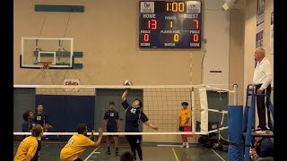 Varsity Volleyball EDS Huskies W vs Moreland Middle November 2022 [upl. by Niwhsa]