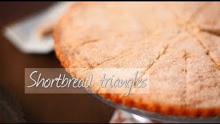 Shortbread triangles recipe video [upl. by Veradia972]