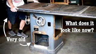 1972 Delta Unisaw Table Saw Restoration [upl. by Milissent]