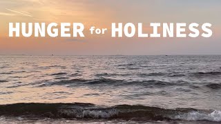 Hunger for Holiness • Carman • with lyrics sunset hour and ocean background [upl. by Gault278]