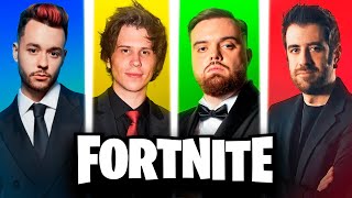 FORTNITE Con Auron Grefg y Rubius [upl. by Bluma38]