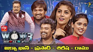 Wow 3  Prasad Aqsa Khan Sireesha Ramu  22nd March 2022  Full Episode  ETV Telugu [upl. by Philipa633]