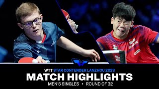 Alexis Lebrun vs Quek Izaac  MS R32  WTT Star Contender Lanzhou 2023 [upl. by Cagle]