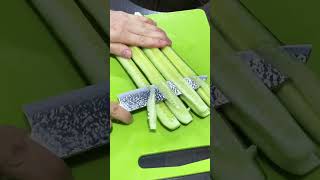 Cucumber amp Vegetable Cutting Skills satisfying short [upl. by Sudnor]