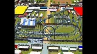 Looping Star  RCT3 Onride by themotius [upl. by Brooke]