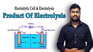 18Products of Electrolysis  Electrolytic Cell amp Electrolysis  Electrochemistry  in Tamil [upl. by Ydollem845]