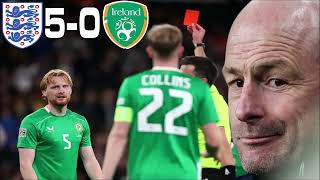 SCALES SEES RED THE ENGLISH DESTROY THE IRISH ENGLAND 50 IRELAND  UEFA NATIONS LEAGUE [upl. by Nel]