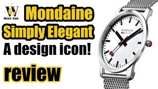 Mondaine Simply Elegant  Indepth review [upl. by Templer]