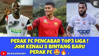 Perak FC Kini Pencabar Liga 2024  Jom Kenali 8 Bintang Baru Perak FC 🤩🔥 [upl. by Lisbeth]