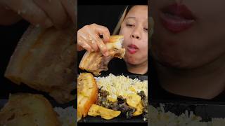 Pork Bhutanese style mukbang eatingasmr porkeatingchallenge food pork eating [upl. by Nylanaj915]