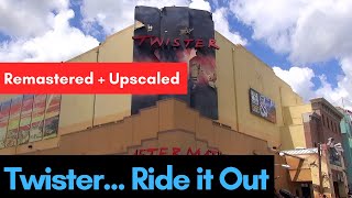 TwisterRide it Out  Universal Studios Florida  8K Remastered and Upscaled [upl. by Hannah]